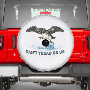 Can Not Tread On Us Minnesota Loon Spare Tire Cover Anti ICE MN Protest TS12 White Print Your Wear