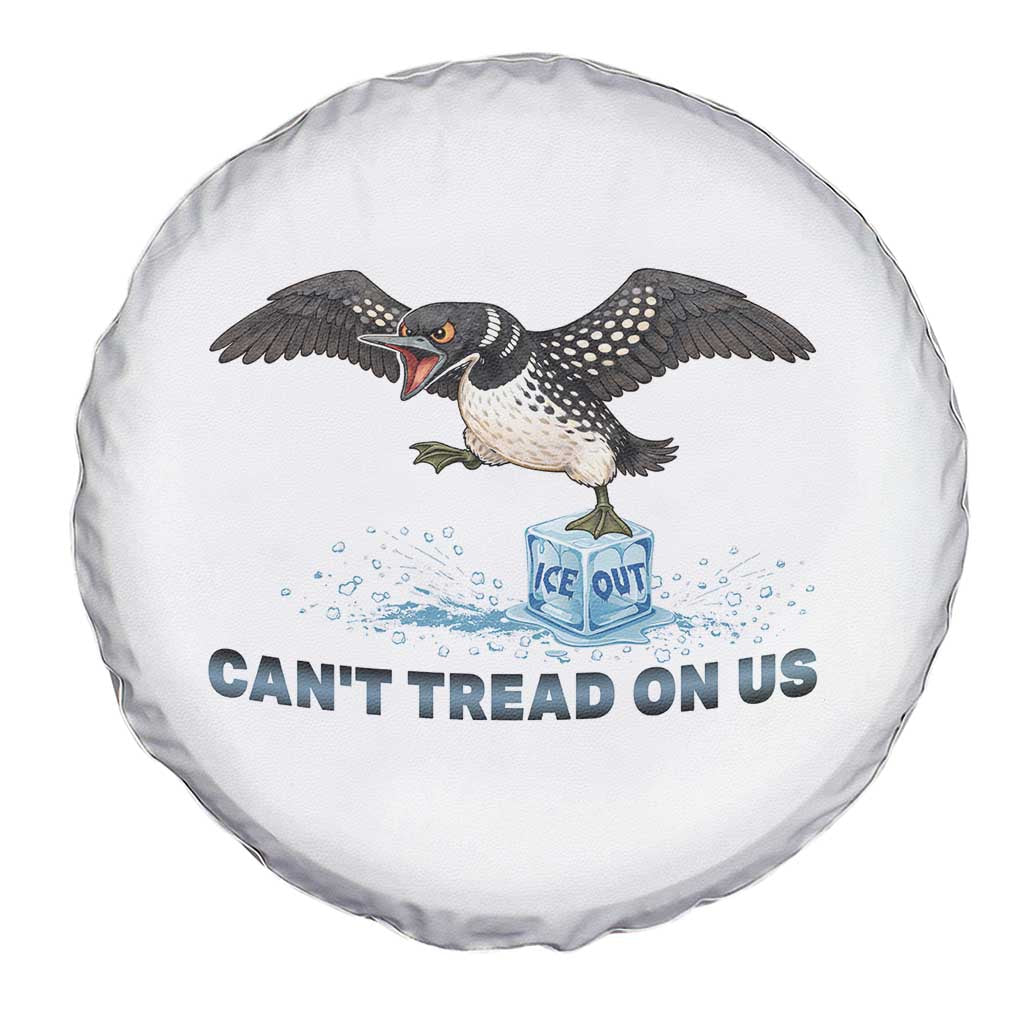 Can Not Tread On Us Minnesota Loon Spare Tire Cover Anti ICE MN Protest TS12 Print Your Wear
