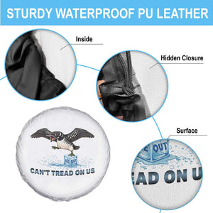 Can Not Tread On Us Minnesota Loon Spare Tire Cover Anti ICE MN Protest TS12 Print Your Wear