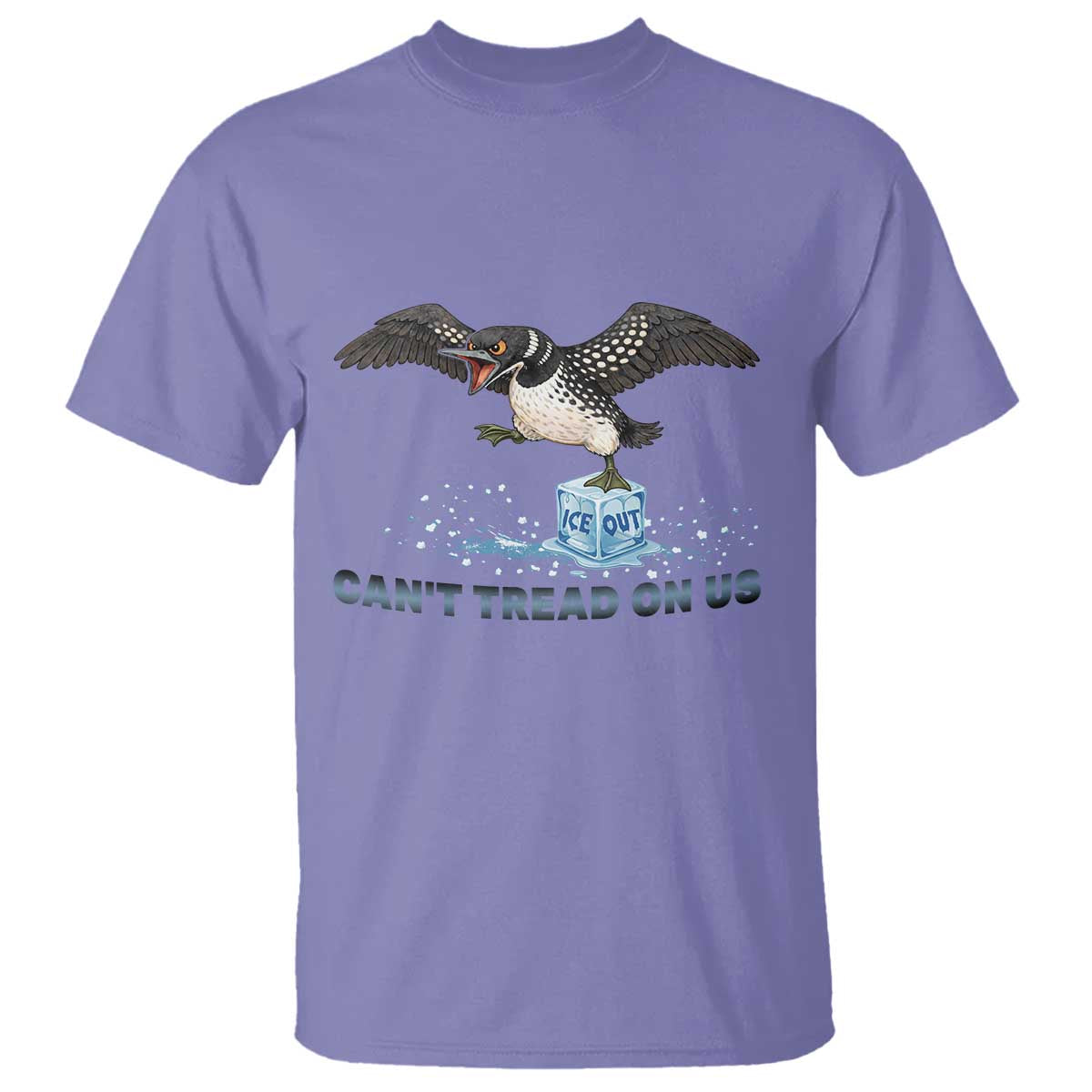 Can Not Tread On Us Minnesota Loon T Shirt Anti ICE MN Protest TS12 Violet Print Your Wear