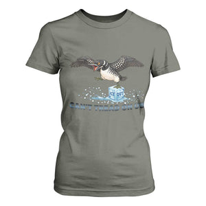 Can Not Tread On Us Minnesota Loon T Shirt For Women Anti ICE MN Protest TS12 Military Green Print Your Wear