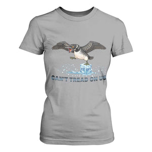 Can Not Tread On Us Minnesota Loon T Shirt For Women Anti ICE MN Protest TS12 Sport Gray Print Your Wear