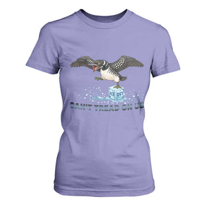 Can Not Tread On Us Minnesota Loon T Shirt For Women Anti ICE MN Protest TS12 Violet Print Your Wear
