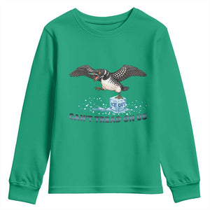 Can Not Tread On Us Minnesota Loon Youth Sweatshirt Anti ICE MN Protest TS12 Irish Green Print Your Wear