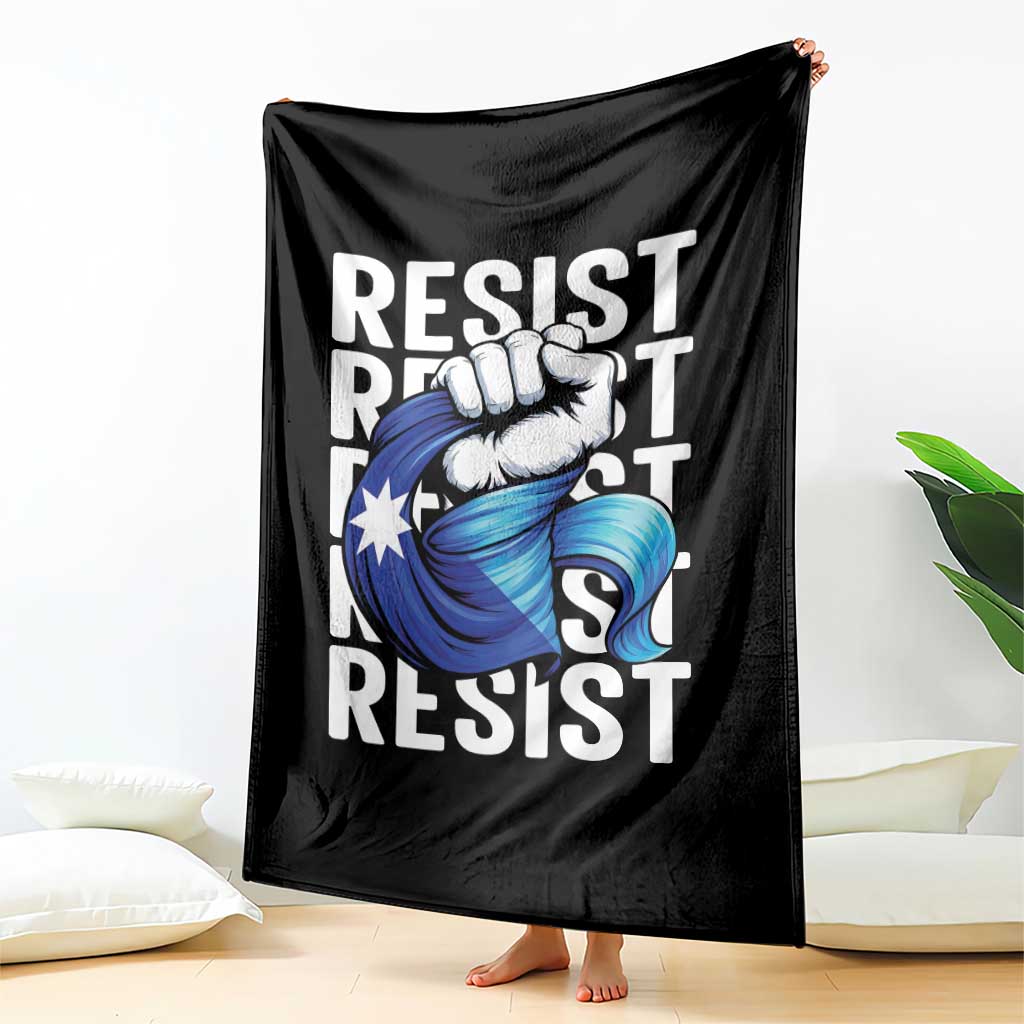 Minnesota Resist Ice Out Throw Blanket Support MN Anti Ice Movement TS12 Print Your Wear