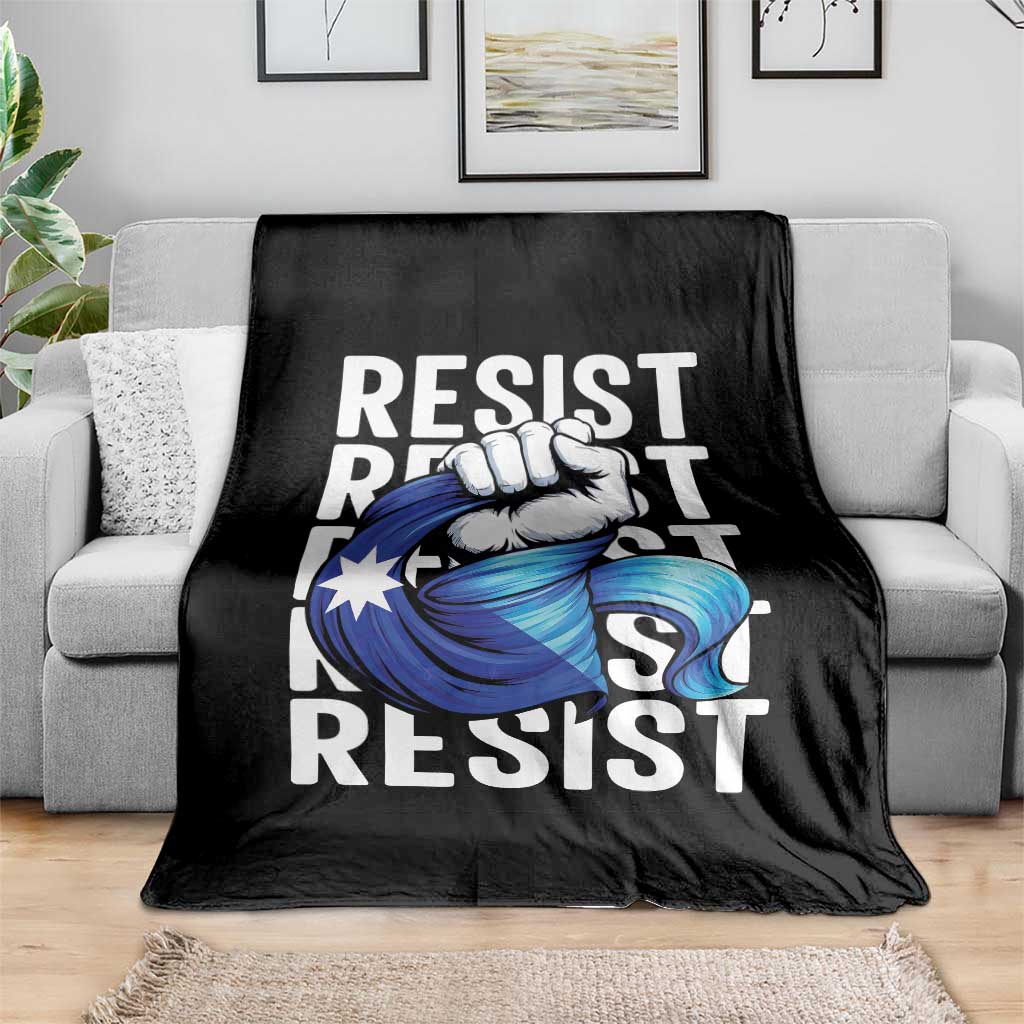 Minnesota Resist Ice Out Throw Blanket Support MN Anti Ice Movement TS12 Print Your Wear