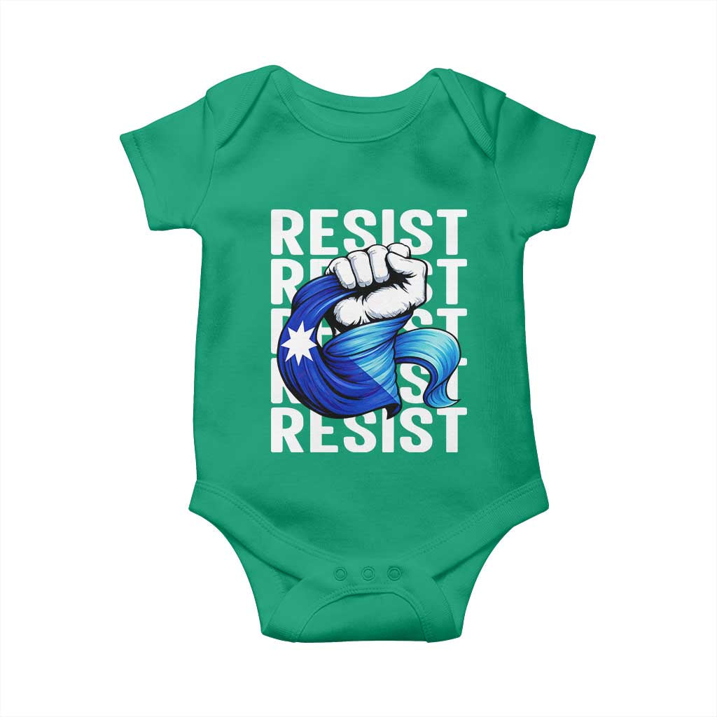 Minnesota Resist Ice Out Baby Onesie Support MN Anti Ice Movement TS12 Irish Green Print Your Wear