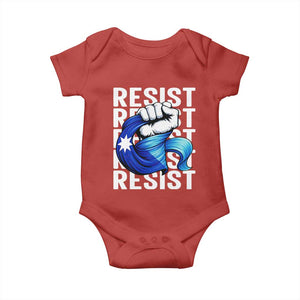 Minnesota Resist Ice Out Baby Onesie Support MN Anti Ice Movement TS12 Red Print Your Wear