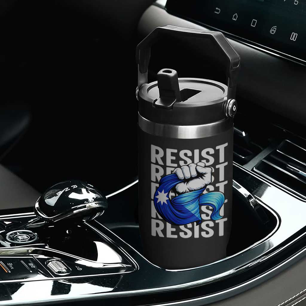 Minnesota Resist Ice Out Flip Straw Tumbler Support MN Anti Ice Movement TS12 Print Your Wear