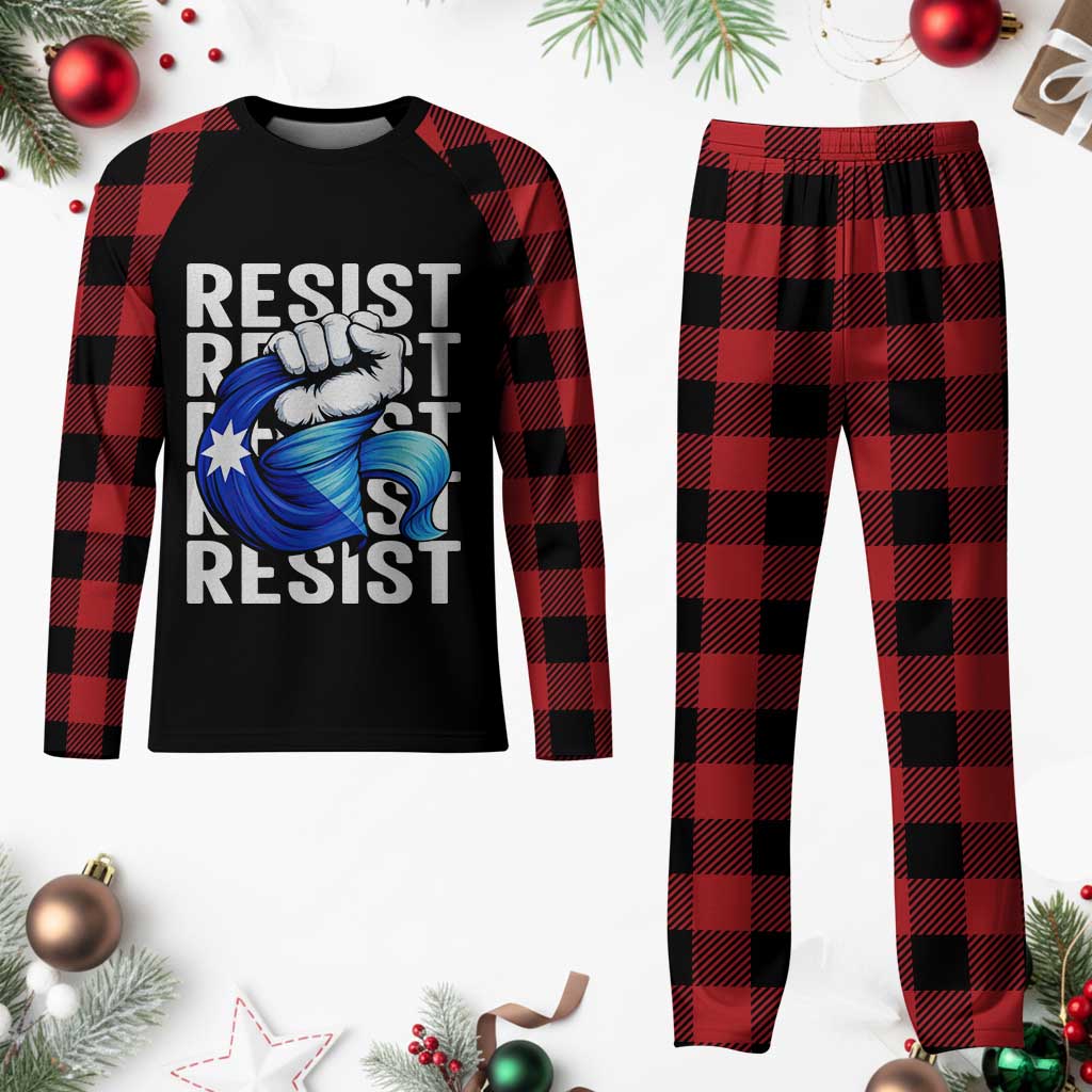 Minnesota Resist Ice Out Plaid Pajama Set Support MN Anti Ice Movement TS12 Buffalo Plaid Print Your Wear