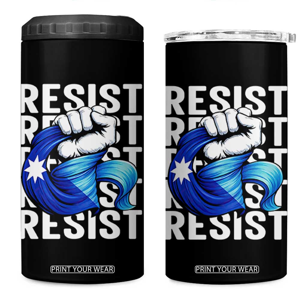 Minnesota Resist Ice Out 4 in 1 Can Cooler Tumbler Support MN Anti Ice Movement TS12 One Size: 16 oz Black Print Your Wear