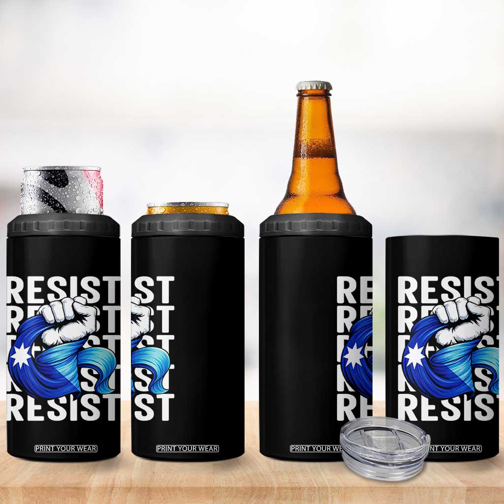 Minnesota Resist Ice Out 4 in 1 Can Cooler Tumbler Support MN Anti Ice Movement TS12 Print Your Wear