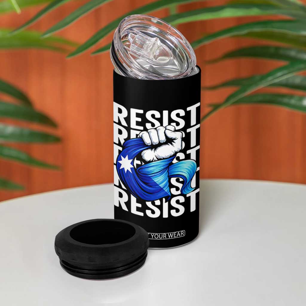 Minnesota Resist Ice Out 4 in 1 Can Cooler Tumbler Support MN Anti Ice Movement TS12 Print Your Wear