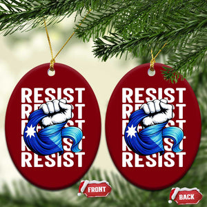Minnesota Resist Ice Out Ceramic Ornament Support MN Anti Ice Movement TS12 Print Your Wear