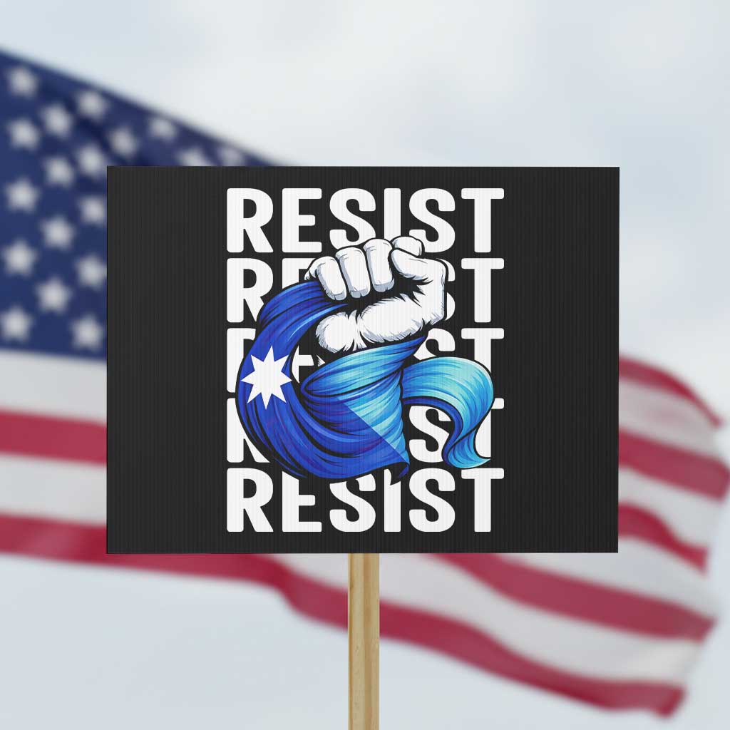 Minnesota Resist Ice Out Protest Sign Support MN Anti Ice Movement TS12 Horizontal 18
