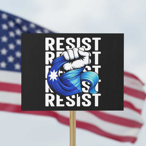 Minnesota Resist Ice Out Protest Sign Support MN Anti Ice Movement TS12 Horizontal 18" × 24" Black Print Your Wear