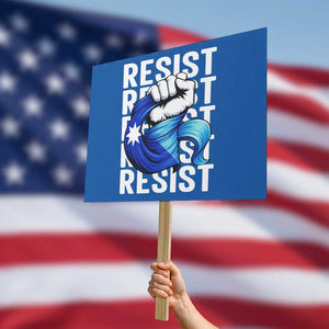 Minnesota Resist Ice Out Protest Sign Support MN Anti Ice Movement TS12 Horizontal 18" × 24" Blue Print Your Wear