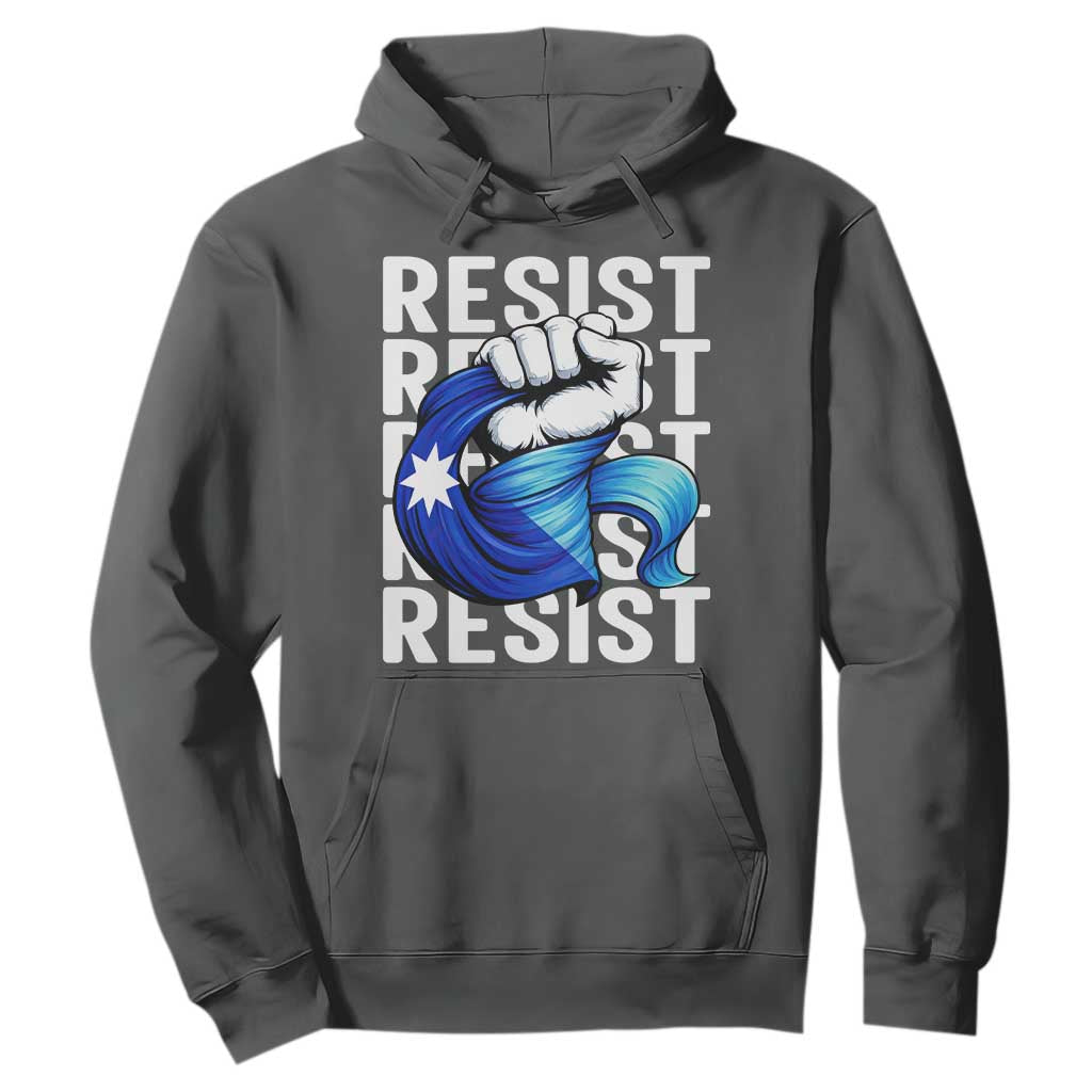 Minnesota Resist Ice Out Hoodie Support MN Anti Ice Movement TS12 Dark Heather Print Your Wear