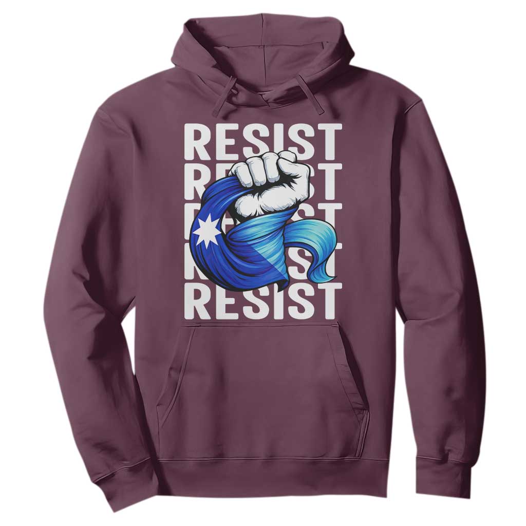 Minnesota Resist Ice Out Hoodie Support MN Anti Ice Movement TS12 Maroon Print Your Wear