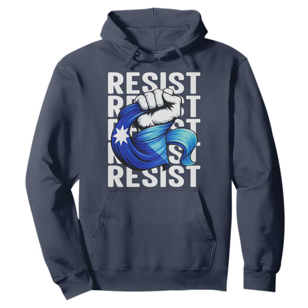 Minnesota Resist Ice Out Hoodie Support MN Anti Ice Movement TS12 Navy Print Your Wear