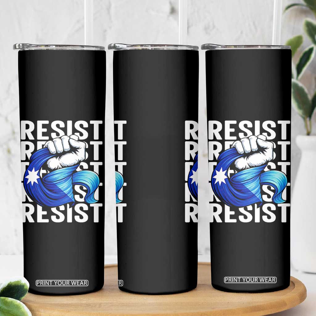 Minnesota Resist Ice Out Skinny Tumbler Support MN Anti Ice Movement TS12 Print Your Wear