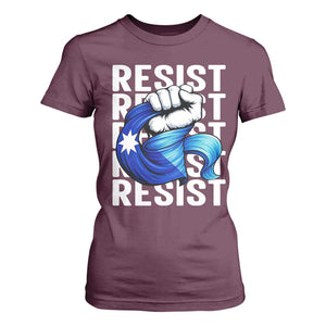 Minnesota Resist Ice Out T Shirt For Women Support MN Anti Ice Movement TS12 Maroon Print Your Wear