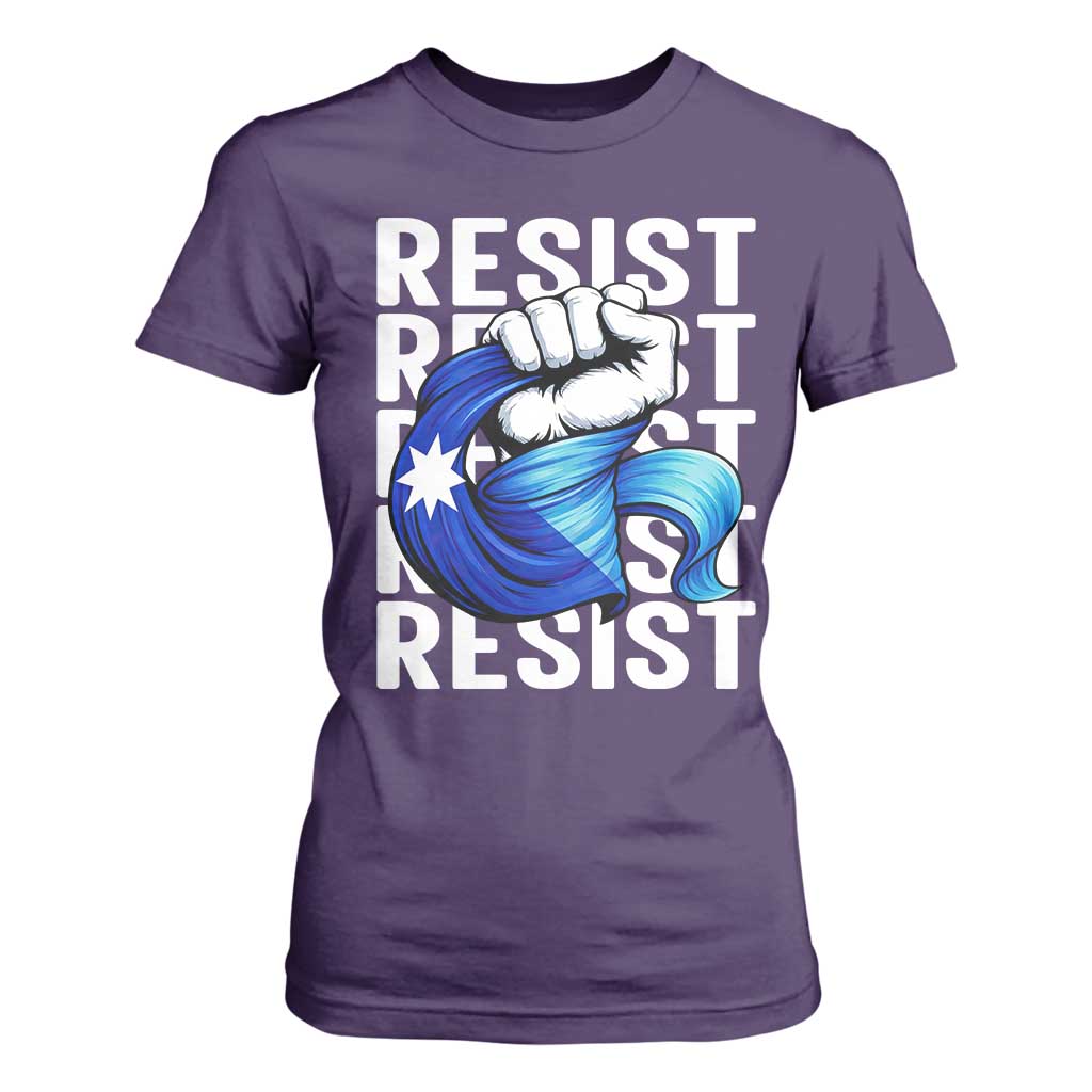 Minnesota Resist Ice Out T Shirt For Women Support MN Anti Ice Movement TS12 Purple Print Your Wear