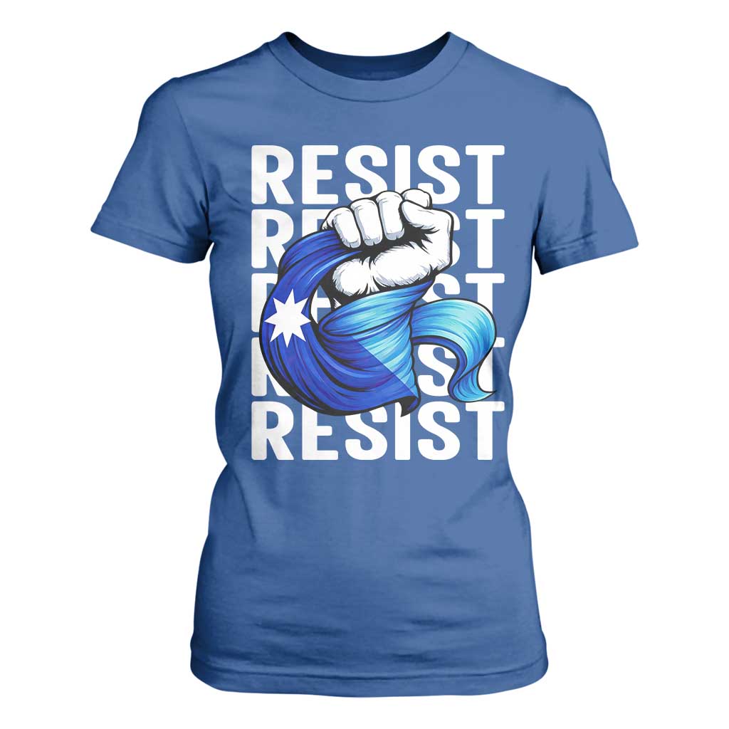 Minnesota Resist Ice Out T Shirt For Women Support MN Anti Ice Movement TS12 Royal Blue Print Your Wear