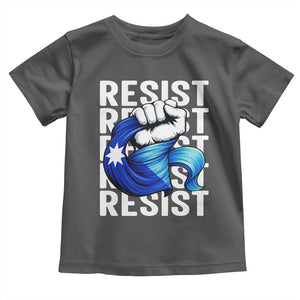 Minnesota Resist Ice Out Toddler T Shirt Support MN Anti Ice Movement TS12 Dark Heather Print Your Wear