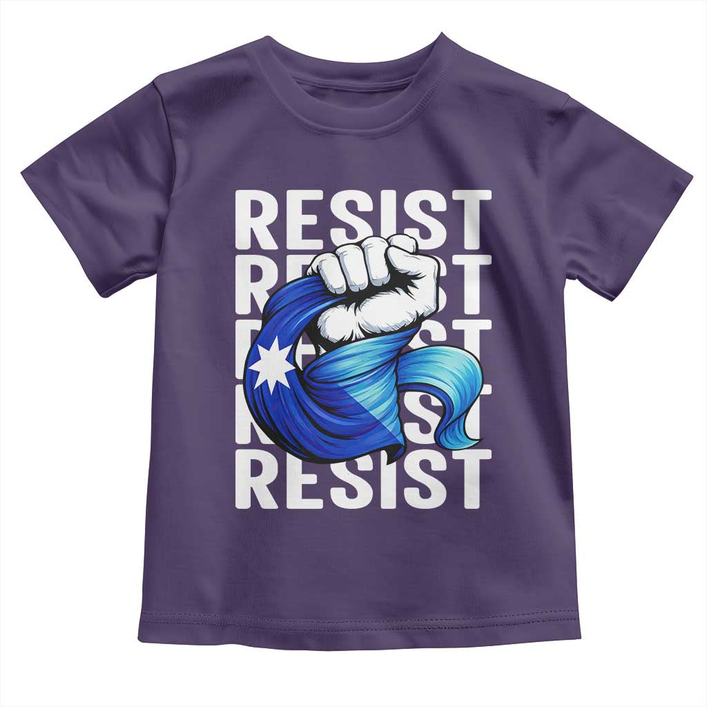 Minnesota Resist Ice Out Toddler T Shirt Support MN Anti Ice Movement TS12 Purple Print Your Wear