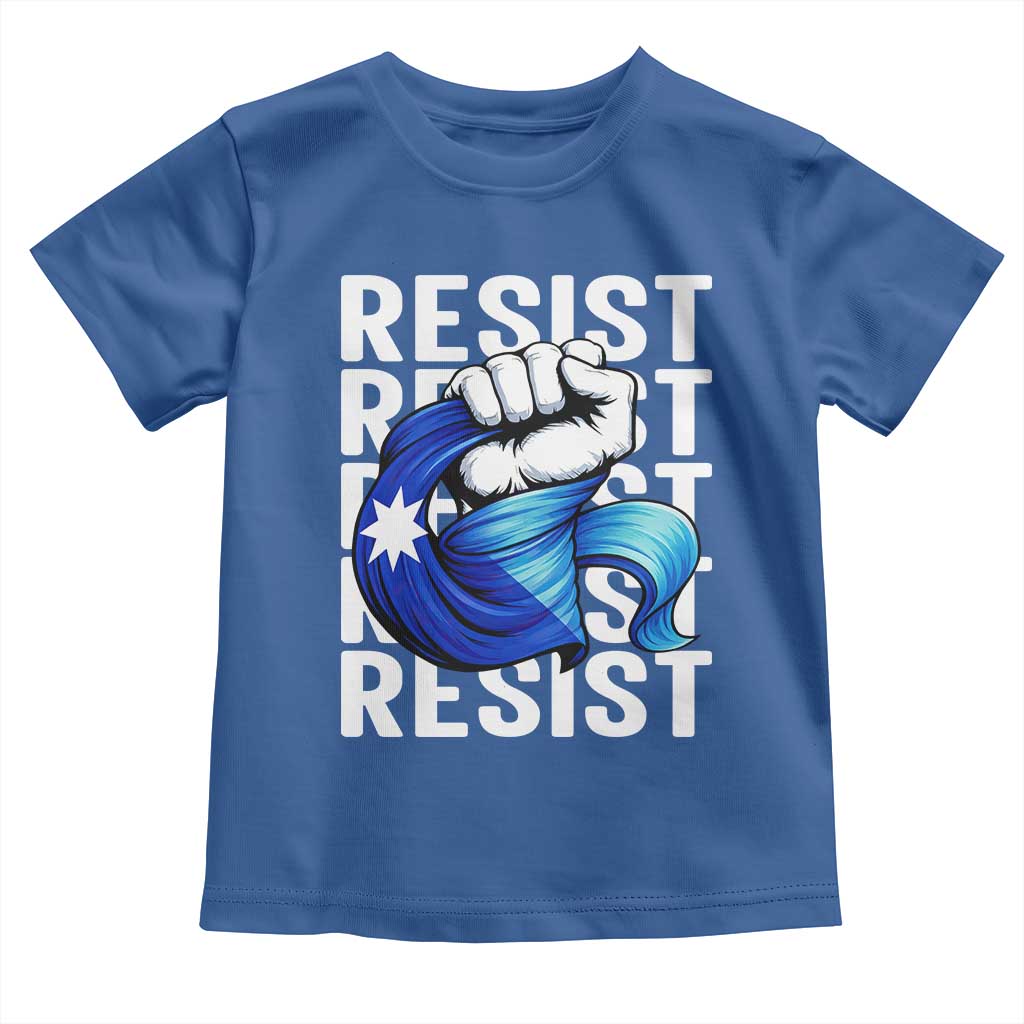 Minnesota Resist Ice Out Toddler T Shirt Support MN Anti Ice Movement TS12 Royal Blue Print Your Wear