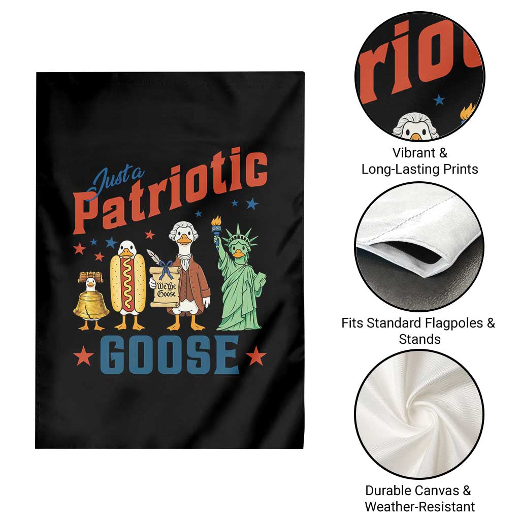 Just A Patriotic Goose Garden Flag America 250th Anniversary TS12 Print Your Wear