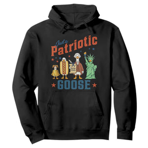 Just A Patriotic Goose Hoodie America 250th Anniversary TS12 Black Print Your Wear