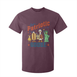 Just A Patriotic Goose T Shirt For Kid America 250th Anniversary TS12 Maroon Print Your Wear