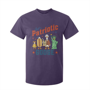 Just A Patriotic Goose T Shirt For Kid America 250th Anniversary TS12 Purple Print Your Wear