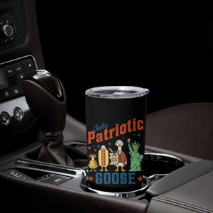 Just A Patriotic Goose Tumbler Cup America 250th Anniversary TS12 Print Your Wear