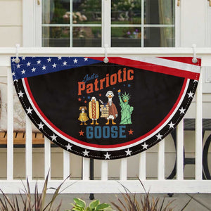 Just A Patriotic Goose Patriotic Fan Flag USA 250th Anniversary TS12 2pcs pack Classic Black Print Your Wear