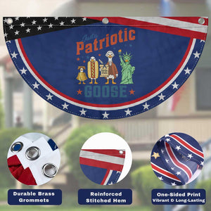 Just A Patriotic Goose Patriotic Fan Flag USA 250th Anniversary TS12 Print Your Wear