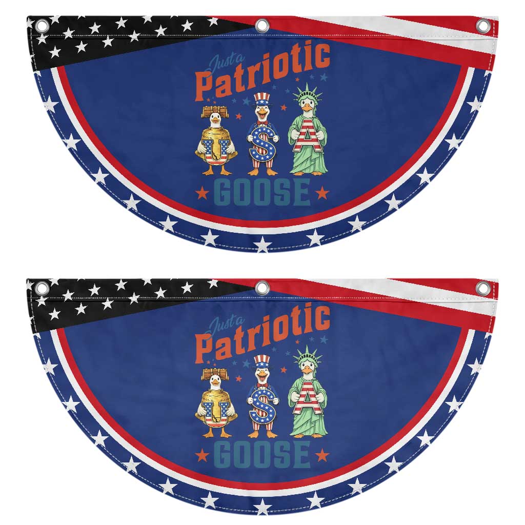 Just A Patriotic Goose Patriotic Fan Flag Funny Freedom Goose TS12 2pcs pack Classic Navy Print Your Wear