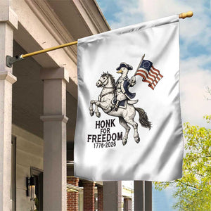 Funny Patriotic Goose Cowboy Garden Flag Honk For Freedom TS12 Print Your Wear