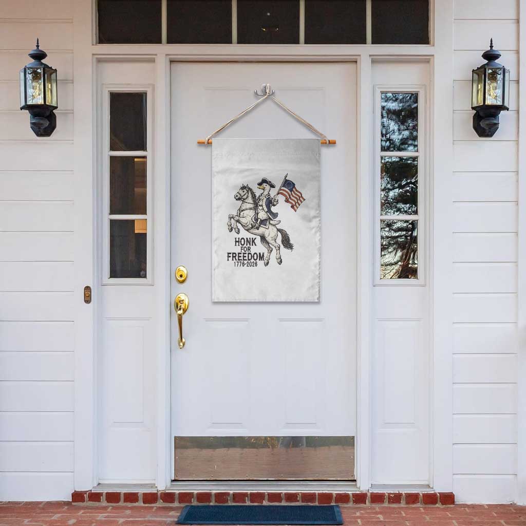 Funny Patriotic Goose Cowboy Garden Flag Honk For Freedom TS12 Print Your Wear