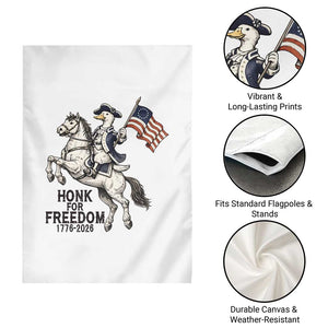 Funny Patriotic Goose Cowboy Garden Flag Honk For Freedom TS12 Print Your Wear