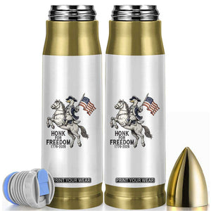 Funny Patriotic Goose Cowboy Bullet Tumbler Honk For Freedom TS12 White Print Your Wear