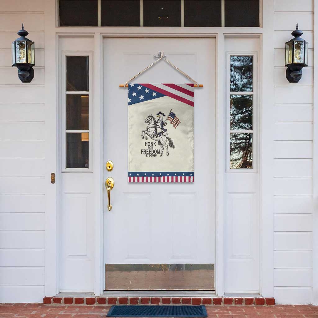 Funny Patriotic Goose Cowboy Garden Flag Honk For Freedom TS12 Print Your Wear