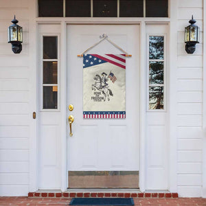 Funny Patriotic Goose Cowboy Garden Flag Honk For Freedom TS12 Print Your Wear