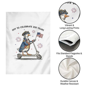 Funny Patriotic Goose Garden Flag Off To Celebrate 250 Years TS12 Print Your Wear