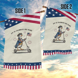 Funny Patriotic Goose Garden Flag Off To Celebrate 250 Years TS12 Print Your Wear