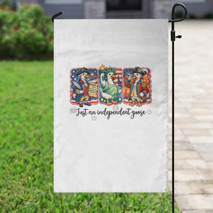 Just An Independent Goose Garden Flag Funny Patriotic Goose TS12 Print Your Wear