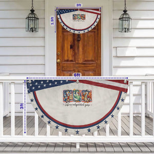 Just An Independent Goose Patriotic Fan Flag Funny Goose