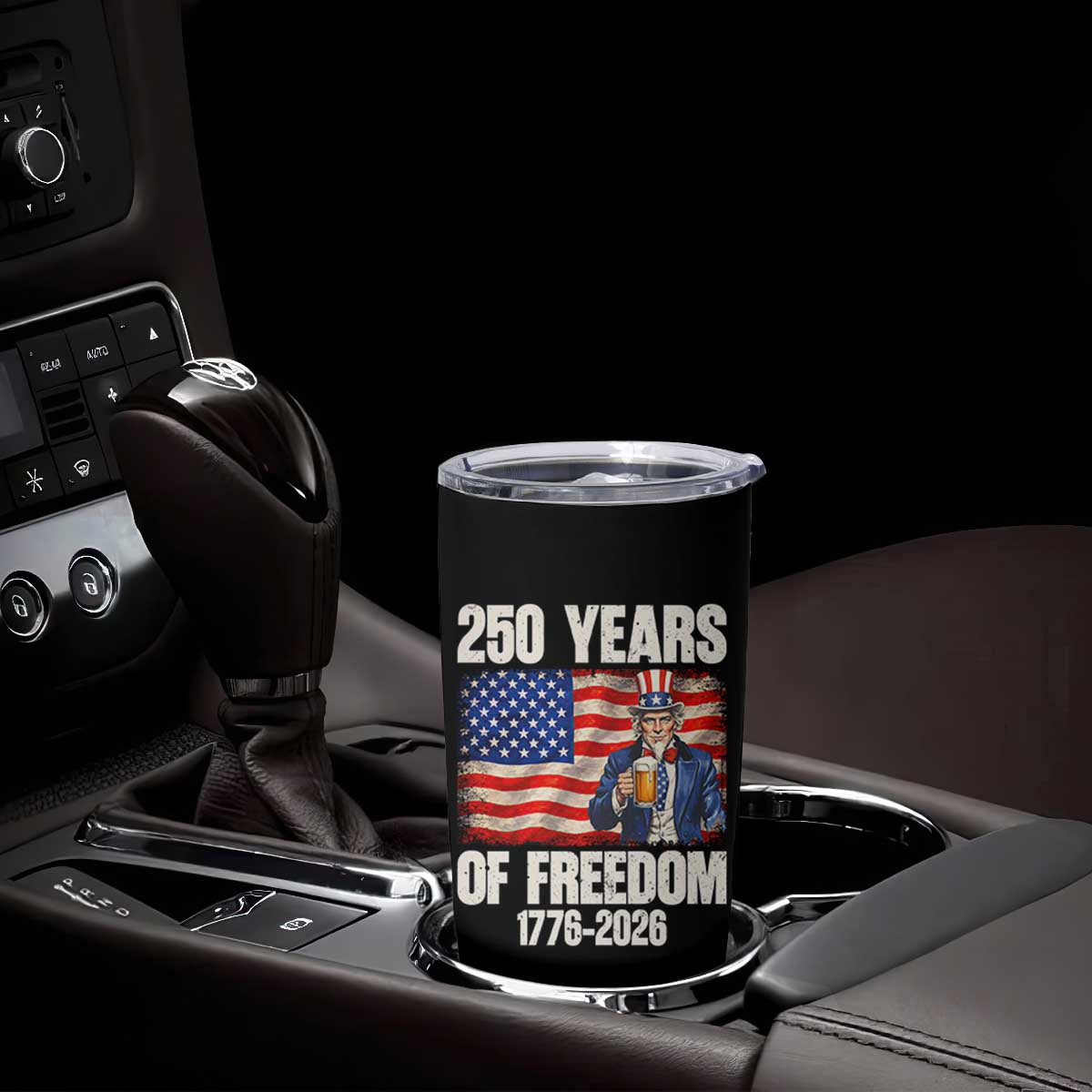 250 Years Of Freedom Tumbler Cup Patriotic Uncle Sam TS12 Print Your Wear